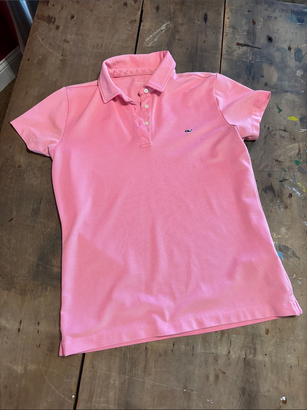 Vineyard Vines Bubblegum Pink Short Sleeve Polo